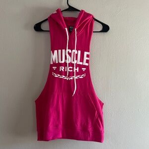 Muscle Rich hot pink stringer size 2xsmall
